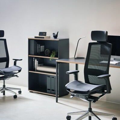 듀오백 Q7플러스 Q7-14HLDAS-M 메쉬 사무용 컴퓨터 책상 의자