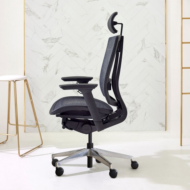 듀오백,듀오백 브라보 BR-200M 알루미늄베이스 메쉬 컴퓨터 책상 의자