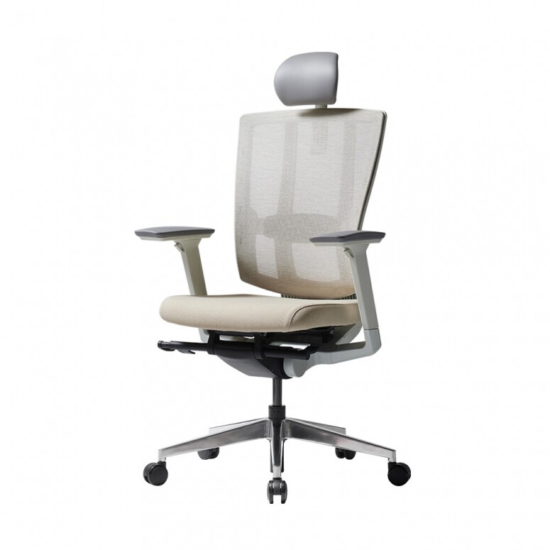 듀오백,듀오백 브라보 BR-200CW 알루미늄베이스 메쉬 컴퓨터 책상 의자