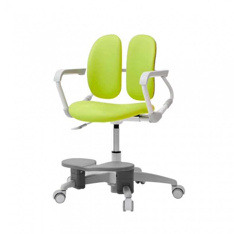 듀오백,[비노출]듀오백 밀키 MI-218 초등학생 어린이 책상 발받침 의자(중심봉&캐스터 옵션 선택 가능, 발받침 제공)