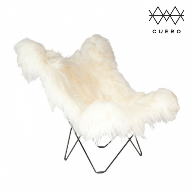 듀오백,[CUERO] 쿠에로 마리포사 버터플라이 양털 체어 2COLOR Mariposa Butterfly Chair Sheep Skin